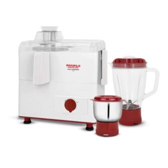Maharaja Whiteline Gala Happiness Juicer Mixer Grinder,450W,2 Jars,Food Grade, High Grade Mesh...