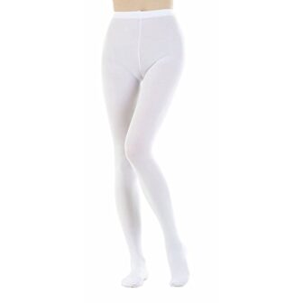 Neska Moda Women's Suspender Stockings (MFN-STK5-SOLIDPANTY-WHT-40-1Pcs_White_Free Size)