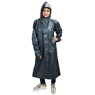 New Vastra Lok- Women/Ladies/Girl's Grey Color XL Size One Piece Raincoat