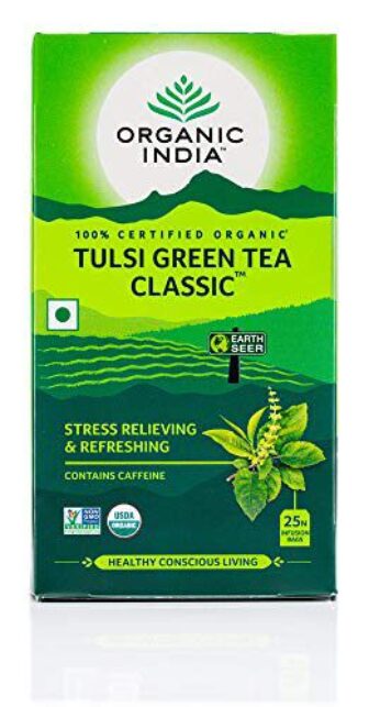 Organic India Tulsi Green Tea Classic - 25 Tea Bags