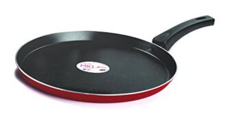 Pigeon Mio Aluminum Flat Tawa, 250mm, Pink/Red