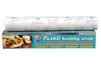 Pushli Safe and Fresh Healthy Food Wrapping Paper Roll | Premium Quality...