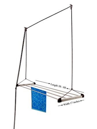 Rainbow Drywell Economy 4 Pipes 3 Feet Stainless Steel Ceiling Cloth Dyrer/Clothes...