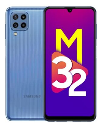 Samsung Galaxy M32 (Light Blue, 4GB RAM, 64GB Storage) 6 Months Free...