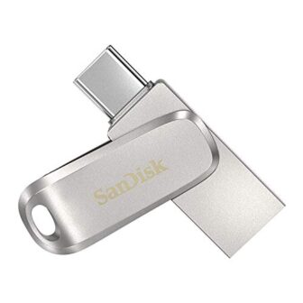 SanDisk Ultra Dual Drive Luxe 32GB USB Type C Flash Drive (Silver,...