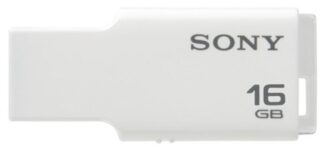 Sony 16gb Micro Vault USM16GM/WC2 USB Pen Drive(white)
