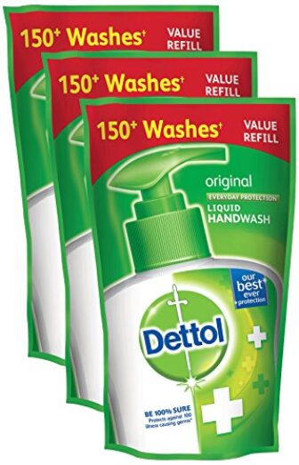 Spar Combo - Dettol Liquid Handwash Refill, Original, 185ml (Pack of 3)...