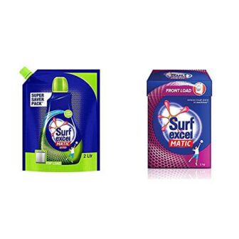 Surf Excel Top Load Matic Liquid Detergent Pouch - 2 L &...