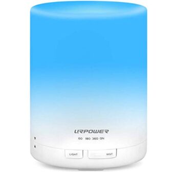 URPOWER 300Ml Aroma Essential Oil Diffuser, Ultrasonic Air Humidifier With Auto Shut...