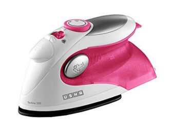 USHA TECHNE Travel Iron Direct 500 PINK