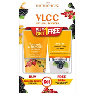 VLCC Turmeric & Berberis Face Wash + Anti Tan Skin Lightening Face...