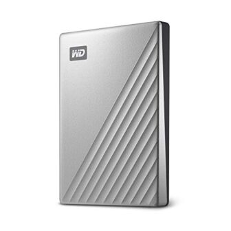 Western Digital WD 2TB My Passport Ultra Silver Portable External Hard Drive
