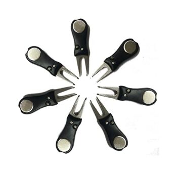 WorldCare® Porta Practical Black Golf Green Divot Repair Switchblade Too LMark Golfer...